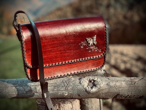 Torebka skórzana - Estilo Maroon