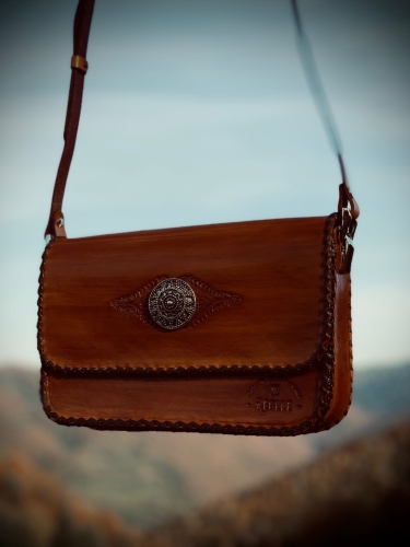 Torebka skórzana - Estilo Brown Matt